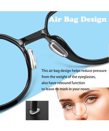 OPUGIT Silicone Nose Pads - Anti-Slip Adhesive for Glasses & Sunglasses | 10 Pairs 3.2mm Clear Non-Slip Pads - Buy Online on GoSupps.com