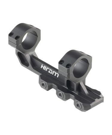 Hiram Dual Ring Offset Cantilever Scope Mount with Quick Release and Integrated Recoil Dampeners for Picatinny Rail, 30mm