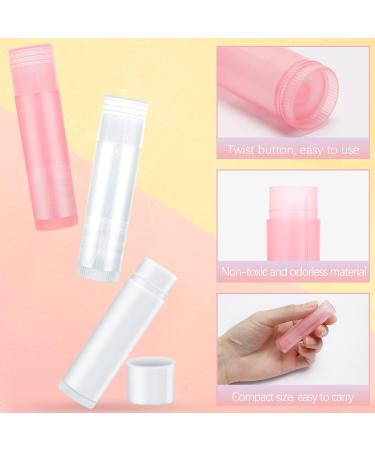 60 Empty Lipstick Sleeves - DIY 5ml Lip Balm Tubes | Refillable Plastic Containers for Lipstick & Lip Care - Buy Online on GoSupps.com
