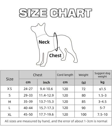 LOOK ANDES DOUCHER: Reflective Soft Padded Dog & Cat Dishes with Leash for Small Dogs & Puppies (XS Chest 24-27cm) - Gray - Buy Online on GoSupps.com