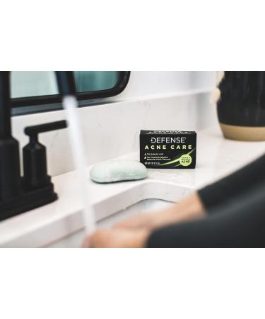 Defense Acne Care Bar Soap 4.2oz - Pack of 2 | 2% Salicylic Acid, Tea Tree, Eucalyptus Oils & Oatmeal - Buy Online on GoSupps.com