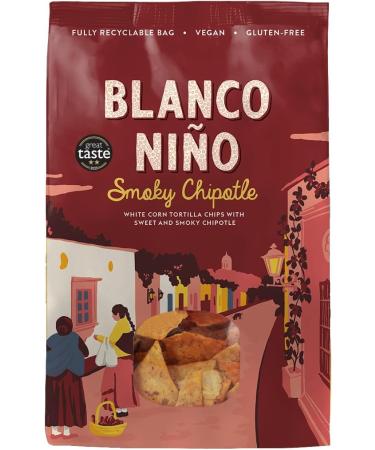 Blanco Ni o - Traditional Tortilla Chips - Smoky Chipotle - 8 x 170g - Buy Online on GoSupps.com