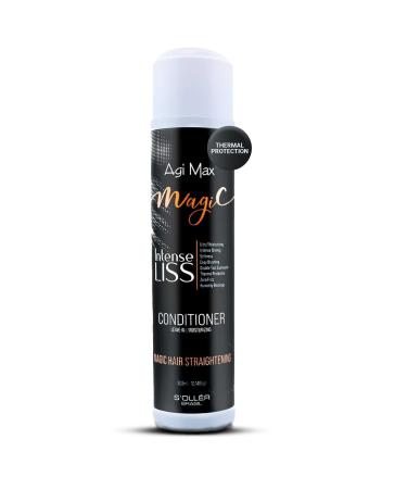S'OLL R Magic Anti-Frizz Hair Straightening Conditioner - Organic and Vegan Brazilian Conditioner - Advanced Frizz Control - 10.14 Fl Oz