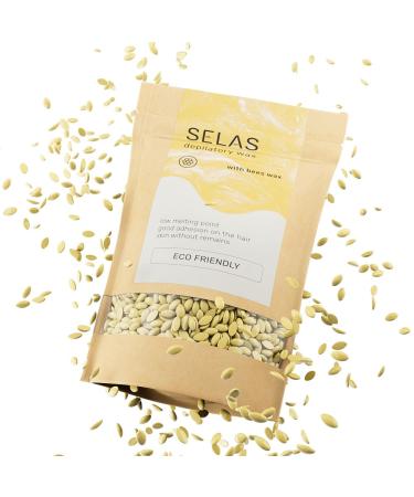 Depilatory Wax - Selas Seeds 500g | Choose Nature Rose Hips or Aloe Vera for Smooth Skin - Buy Online on GoSupps.com