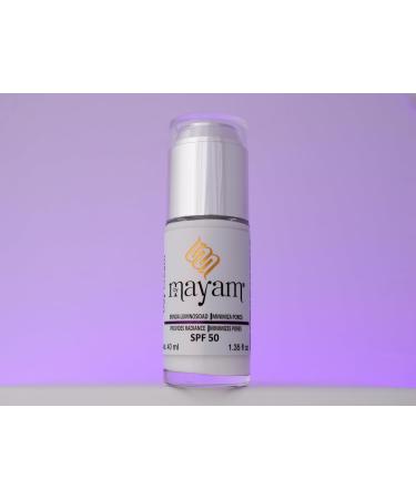 LuxeCare Day Cream SPF 50 Mayam Beauty Anti-Aging Face Moisturizer with Retinol Glycolic Acid Niacinamide & Collagen | Brightening & Firming | 40ml | Made in Mexico - Buy Online on GoSupps.com