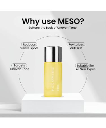 MESO | Relumins Meso Serum Even Tone Support Formula with Texture Smoother Nourishing Lightweight Liquid Skin Care - 10ml - Buy Online on GoSupps.com