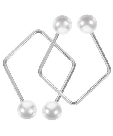 TEHAUX Lot de 2 Fabricants de Fossettes en M tal Titanium pour Visage Appareil D exercice Facial L ger et Confortable Entra nement Quotidien pour Hommes et Femmes Soin du Visage