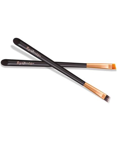 RoyalBeautiqua Makeup Brushes Set Make up Brushes EYE Brush Wing Liner Eyebrow Brush Premium Quality BELLA FIBRE II Make a Glamorous EYEBROW and EYE-SHADOW - Buy Online on GoSupps.com