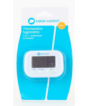 BEBE CONFORT Thermometer & Hygrometer for Infants - Measures Temperature & Humidity Suitable from Birth 1 Piece - International Shipping Available - Buy Online on GoSupps.com