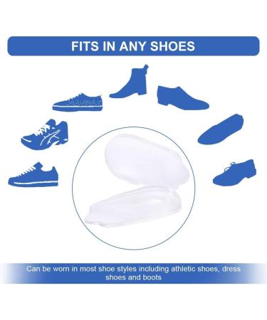 Buy Haofy Gel Heel Pillow for Heel Spur - 2 PCs Silicone Insoles for Plantar Fasciitis & Achilles Tendon Pain Relief | Comfortable Shoe Inserts - Buy Online on GoSupps.com