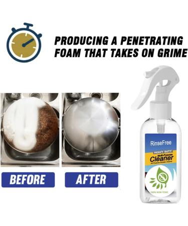 All Purpose Kitchen Bubble Cleaner - Foam Rust Remover - Multipurpose Foam Cleaner Kitchen Grease Cleaner Rinse- Kitchen Cleaner for Hood Pots Grill Sink Sillervan 100ml - Buy Online on GoSupps.com