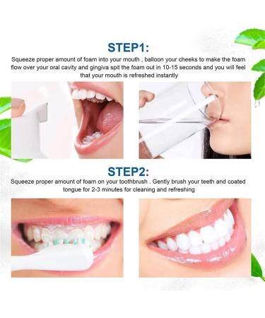 Teeth Whitening Mousse - Ultra Cleansing Foam Toothpaste for Intensive Stain Removal (2 Pack) | 360 Oral Care - Buy Online on GoSupps.com