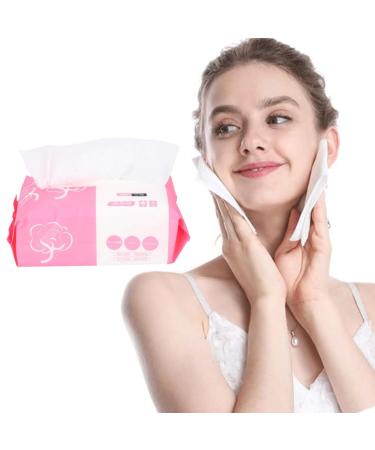 Facial Cleansing Cloth 100pcs Makeup Cotton Pads Face Washcloth Disposable Face Cloth Towel for Girls and Women