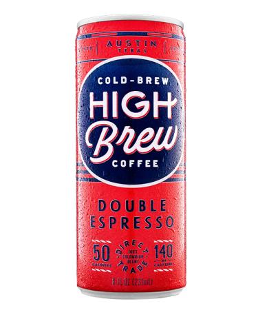 High Brew Coffee Cold Brew Double Espresso 8 Fl Oz Can (Pack of 12) - Packaging May Vary | Buy Now! - Buy Online on GoSupps.com