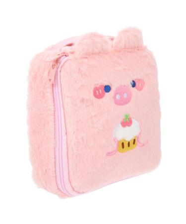 Healeved plush storage bag Small period pocket portable pocket women bandage pocket women period pocket menstrual tapes bag ladies tire holders menstrual tapes