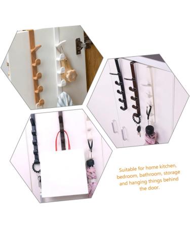Holibanna 3pcs Hat Hooks Coat Hangers Multi-function Hat Hook Back Door Hook Coat Hook No Nails Door Hanging - Buy Online on GoSupps.com