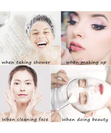 30PCS Large Clear Disposable Shower Caps for Women - Ideal for Travel, Home Use, and Hotels - Buy Online on GoSupps.com