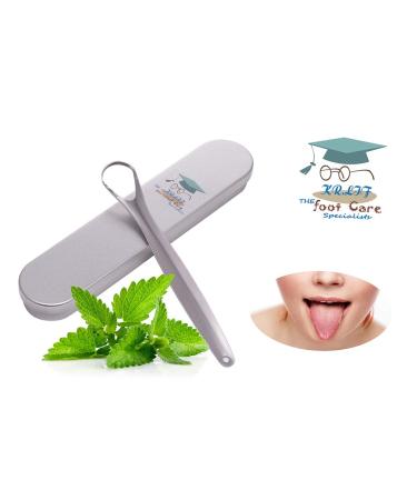 Master Tongue Scraper - Medical Grade Stainless Steel - Mouth Odor Remover - Buy Online on GoSupps.com