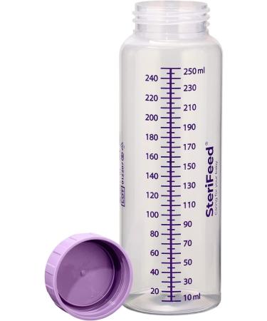 STERIFEED Disposable Breast Milk Bottles (6-Pack) Each Bottle (250 ml) in tamper evident bags | Hospital Quality with Locktight Caps Baby Milk Bottle Sterile Ready to use - Buy Online on GoSupps.com