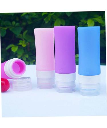 Beavorty silicone travel containers Silicone liquid Bottle shampoo travel container foaming soap dispenser Refillable Tube travel shampoo bottle shampoo dispenser bottle lotion Disposable medium Blue - Buy Online on GoSupps.com