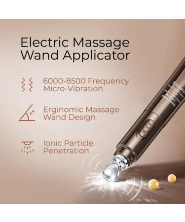 AAOCLO Gold Caviar Electric Wand Eye Cream Set - 20g Eye Repair Moisturizing Cream for Dark Circles & Wrinkles (2 pcs) - Buy Online on GoSupps.com