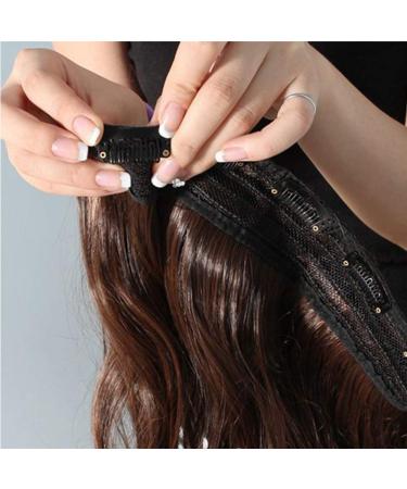 Buy Tess Clip-In Extensions 60 cm - Black Synthetic Hair with 5 Clips for Women | International Shipping Available - Buy Online on GoSupps.com