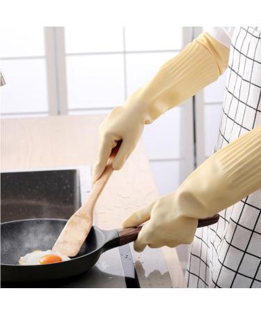 Waterproof Rubber Flushing Gloves - Oil-Resistant Cleaning Pair for Kitchen Laundry Car Wash & Pet Care (2 Pairs Medium) - Buy Online on GoSupps.com