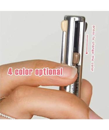 DENERASS 4-in-1 Brow Contour Highlight Pen - Waterproof Defining Eyebrow Pencil (Black Brown) - Buy Online on GoSupps.com