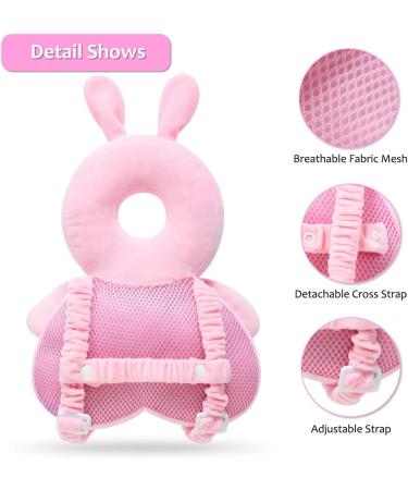 Okydoky Baby Safe Protector Cushion & Baby Knee Pads for Crawling Toddlers Safety Pad Adjustable Backpack Baby Back Protection for Walking & Crawling Cute Bunny (CA) - Buy Online on GoSupps.com