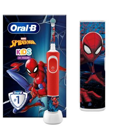 ORALB 665G000109245 Oral-B Kids Electric Toothbrush 1 Marvel Spider-Man handle 1 brush 1 travel case from 3 years