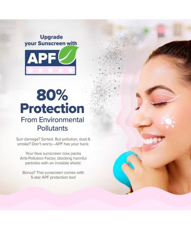 Aqualogica Radiance+ Dewy Face Sunscreen with SPF 50+ & PA+++ | Broad Spectrum Protection & No White Cast | Helps Give Healthy Skin with Watermelon & Niacinamide | 2.82 Oz/80g - Buy Online on GoSupps.com