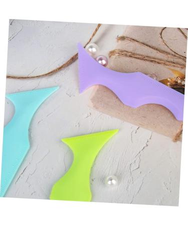 FRCOLOR 2pcs Silicone Beauty Ruler Eye Shadow Eyeliner Stencils Wing Tips Angled Eyeshadow Stencils Ice Tray - Buy Online on GoSupps.com
