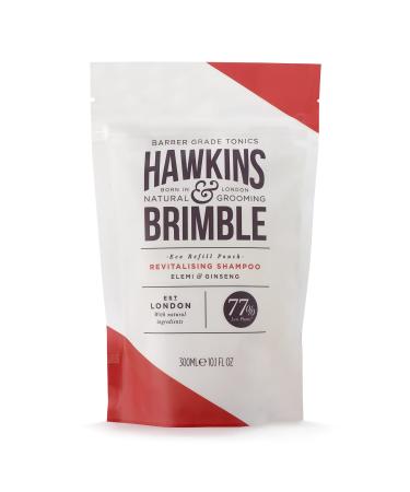 Hawkins & Brimble Men's Eco-Refill Shampoo | Dry Hair | Anti-Dandruff | Conditioner | 300ml Refill