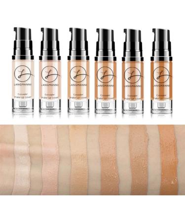 Kybbe Waterproof Long Lasting Liquid Foundation Lightening Skin Color Covering Dark Circles Bags Brands Pimples Wrinkles Cream Concealer - Buy Online on GoSupps.com