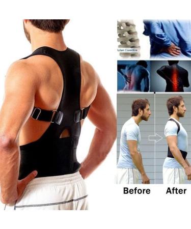 DFHBFG Adjustable Back Waist Support Belt - X-Large Lumbar Brace & Posture Trainer - Buy Online on GoSupps.com