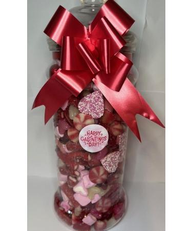 Galentines Day Filled Pick N Mix Sweet Victorian Jar Gift Personalised Present 2.5l - Buy Online on GoSupps.com