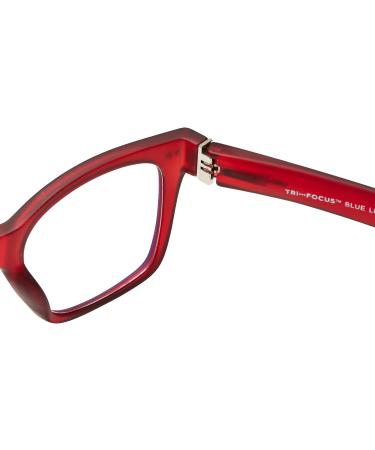 Shop SAV Eyewear Tri Focus Blue Light Readers - Barcelona +3.00 in Red | International Shipping Available - Buy Online on GoSupps.com