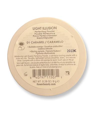 Flower Beauty Light Illusion Perfecting Powder - Buildable Medium Coverage Face Makeup (Caramel) - Buy Online on GoSupps.com