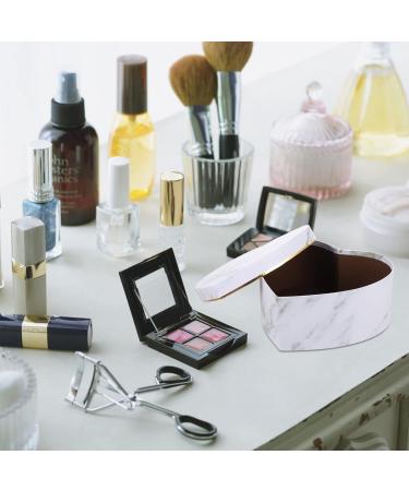 Marble Pattern Heart Shape Paper Present Boxes - 3 Pcs for Valentines Day & Birthday Gifts (White) - Buy Online on GoSupps.com