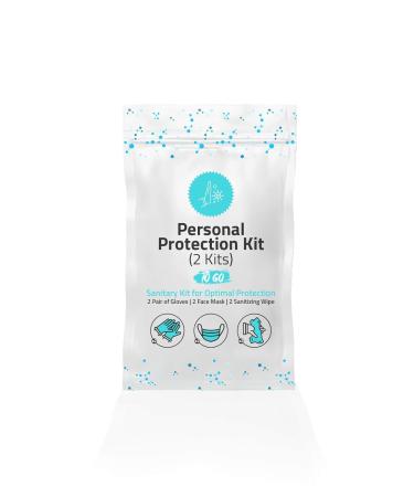 All-in-One Personal Protection Kits for TWO PEOPLE - 10 PACK - Buy Online on GoSupps.com