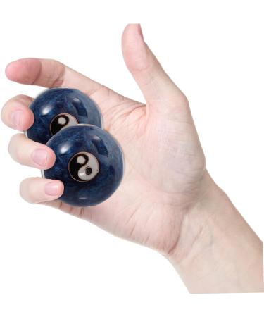 Tovinanna Hand Massage Balls Set - Red & Blue Chinese Baoding Balls for Wellness Gymnastics Training & Healthcare - Ideal Gift for Relaxation - Buy Online on GoSupps.com