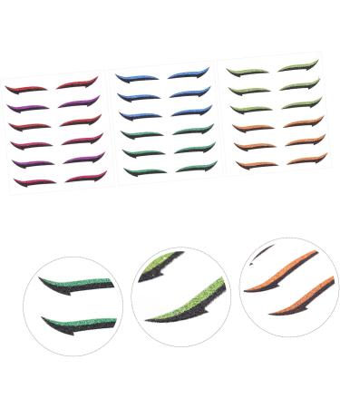 Beavorty 18 Pairs Anti Sweat Eyeliner Green Eyeshadow Instant Eyeliner Stickers Women Eyeliner Decal Man Prom - Buy Online on GoSupps.com
