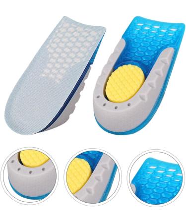 FRCOLOR Height Increasing Insoles - Women's Elevator Heel Sneakers | Invisible Blue Velvet Boost | 12.7x6.3x3.5CM - Buy Online on GoSupps.com