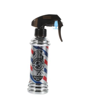 Healvian Sprayer Bottle Refillable Spray Bottle for Hairstyling Cleaning Salons Plants Essential Oil Scents & More(300ml) 5.2x5.2x20cm Silver