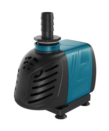 Pawfly Aquarium 550 GPH Submersible and Inline Water Pump 45W 6.5ft High Lift AC 120 V Quiet Compact Return Pump with 6 ft. Power Cord for Fish Tanks Pond Waterfalls Fountains Sumps and Gardens