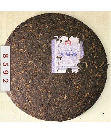 357g 2017yr Menghai Dayi 8592 Ripe Puer Tea Black Puerh Tea - Buy Online on GoSupps.com