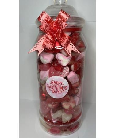 Galentines Day Filled Pick N Mix Sweet Victorian Jar Gift Personalised Present 970ml