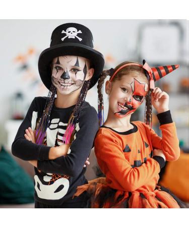 Colorful Hair Strands for Kids & Women | 10PCS Hair Braid Extensions with Elastic Bands - Buy Online on GoSupps.com