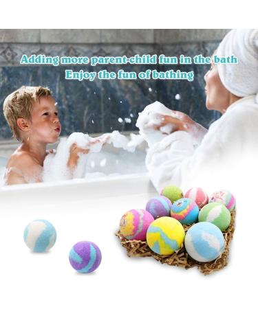 Bath Bombs Gift Set with Natural Essential Oils - 9PCS 3.6 Oz, Perfect for Bubble Bath & Home Spa - Moisturizing Skin, Best Christmas/Birthday/Holiday Gift for Mom, Girls, and Kids - Buy Online on GoSupps.com