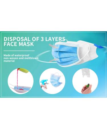 Icoolio OP Masks - Disposable Medical Mouth & Nose Protection - 50 Pieces Blue Face Masks for Optimal Safety - Buy Online on GoSupps.com